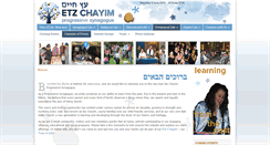 Desktop Screenshot of etzchayim.org.au