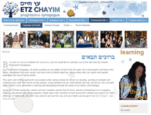 Tablet Screenshot of etzchayim.org.au